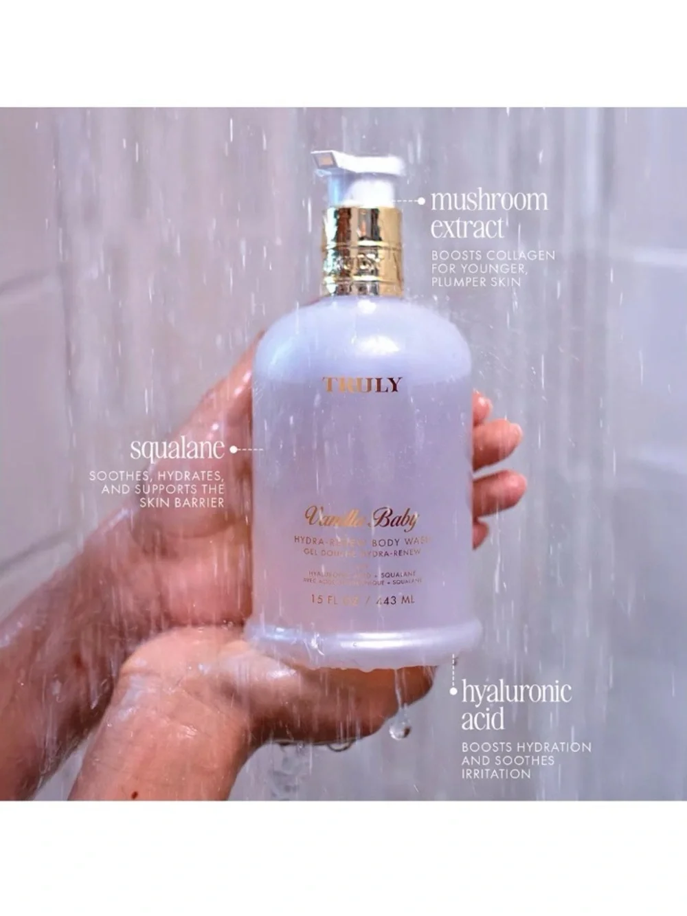 Truly Vanilla Baby Body Wash & Shaving Cream Duo NEW🤍